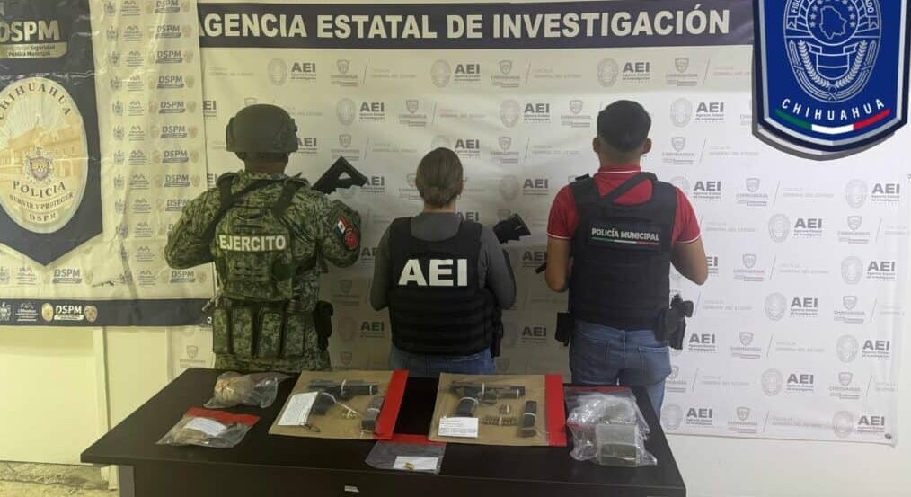 Aseguran armas de fuego y droga en vivienda del Fraccionamiento Lomas de Monte Carlo