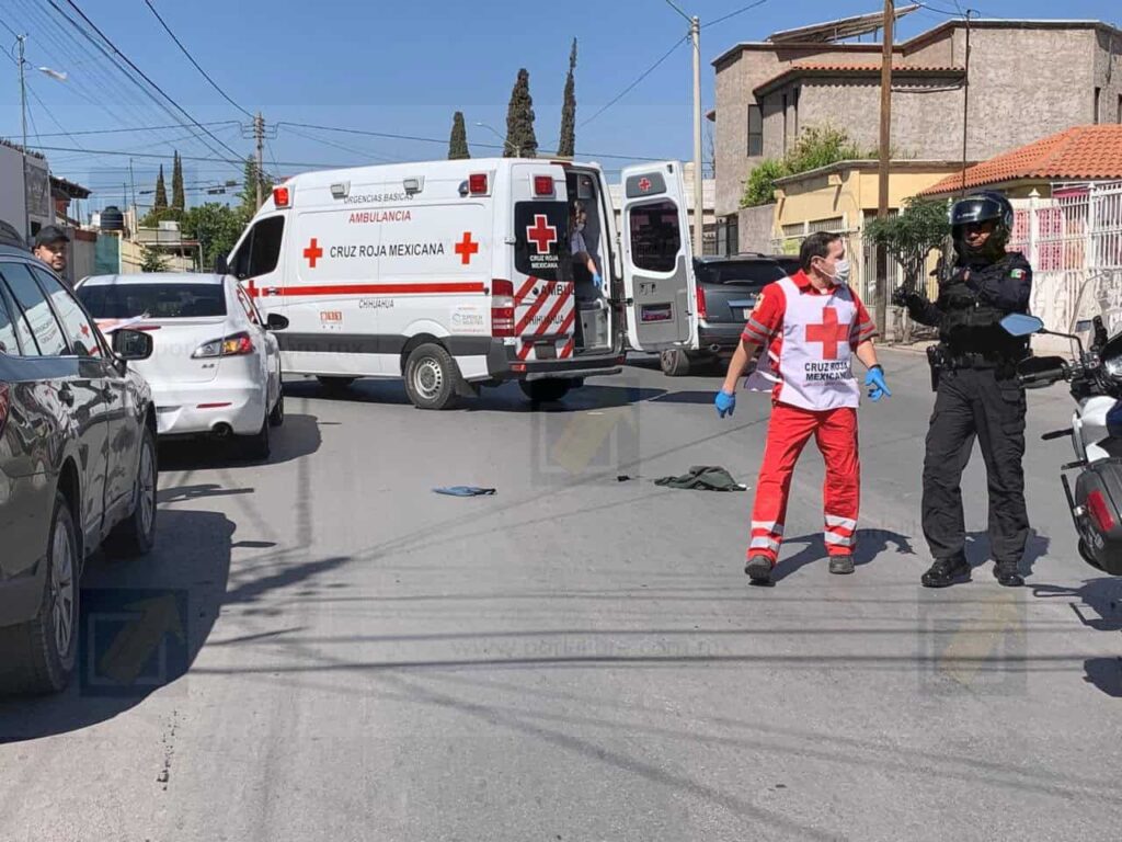 Embisten a abuelita en cruce de la colonia Las Granjas