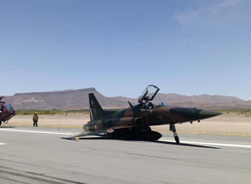 Inicia peritaje tras incidente con aeronave de la Fuerza Aérea Mexicana en base militar