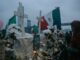 Nueva York recuerda a víctimas del buque Cuauhtémoc entre oraciones y música mariachi