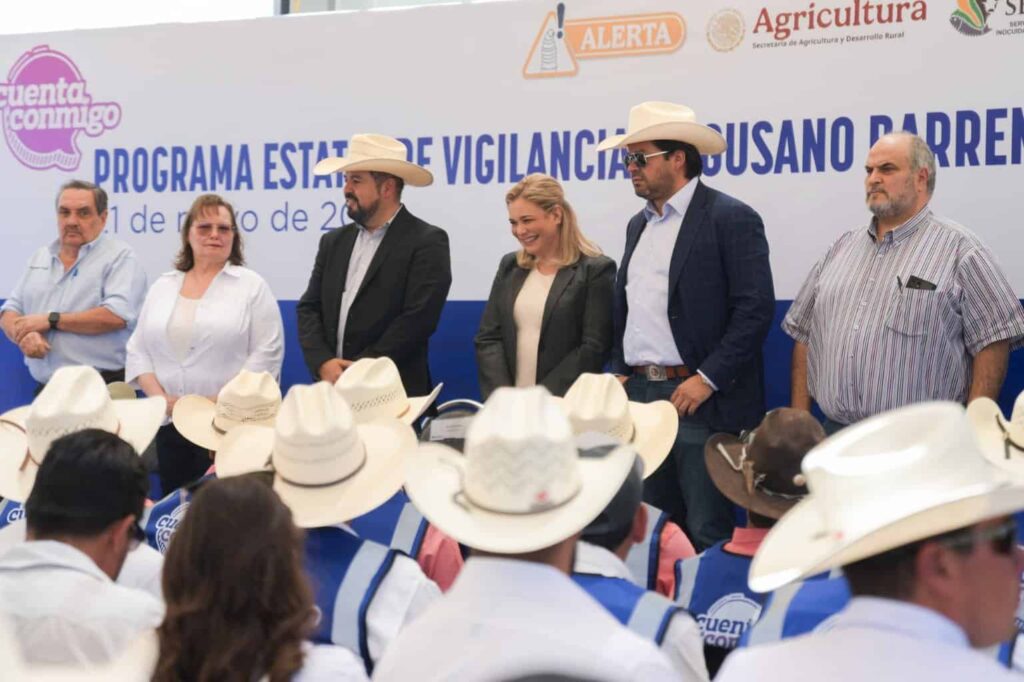 Maru Campos pone en marcha el Programa Estatal de Vigilancia del Gusano Barrenador del Ganado